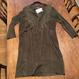 Johnny Was Suede Coat Size M